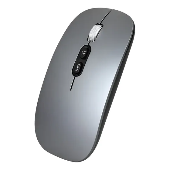 Mouse Bluetooth Slim Recarregável Para Macbook Pro M1 E M2