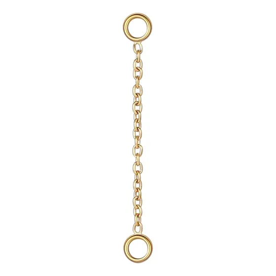 Corrente Para Piercing Titânio Pvd G23 20 30 40mm