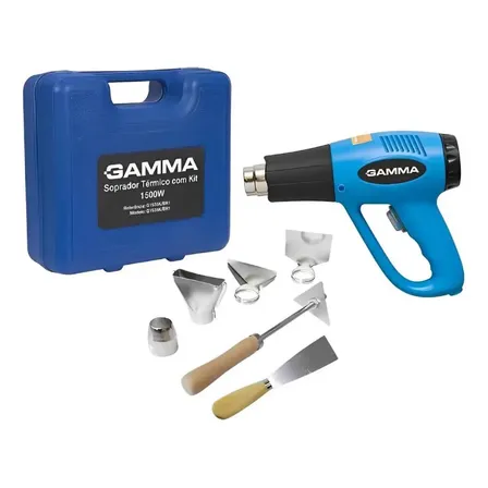 Soprador Térmico Com Kit Acessórios 1500w Ou 2000w Gamma