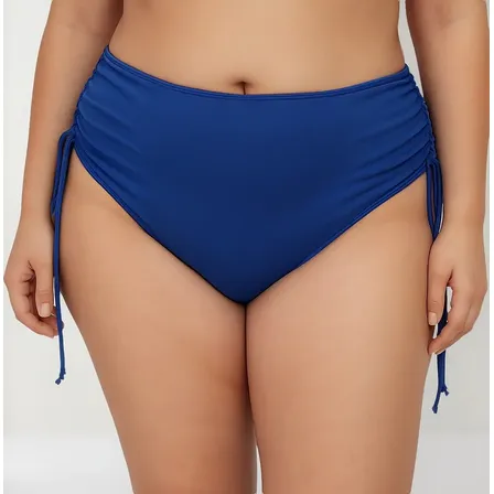 Tanga De Biquíni Ajustável Na Lateral Plus Size Moda Praia