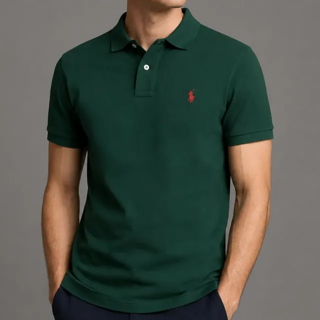 Camisa Polo Ralph Lauren Masculina Basica Algodão Piquet