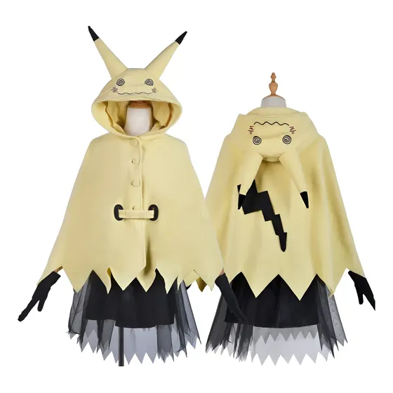 Fantasia Feminina De Capa Mimikyu, Pijama, Vestido De Anime