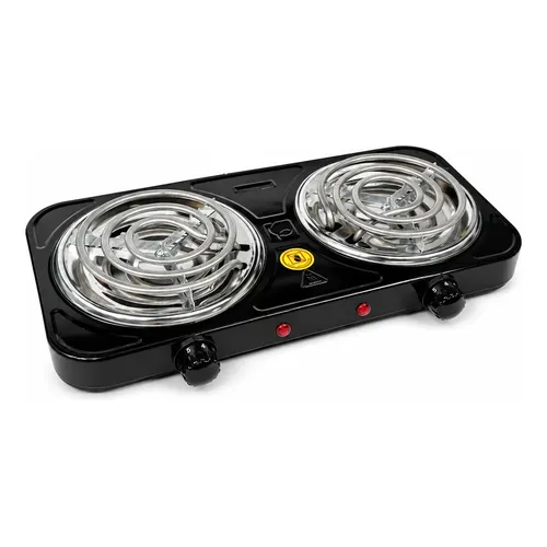 Fogão Cooktop Elétrico 2 Bocas 2500w, Portátil 110v/220v