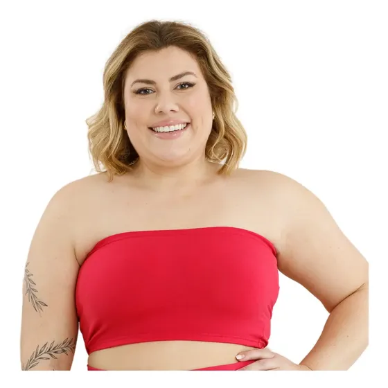 Top Faixa Suplex Com Elástico Ideal Para Academia Plus Size