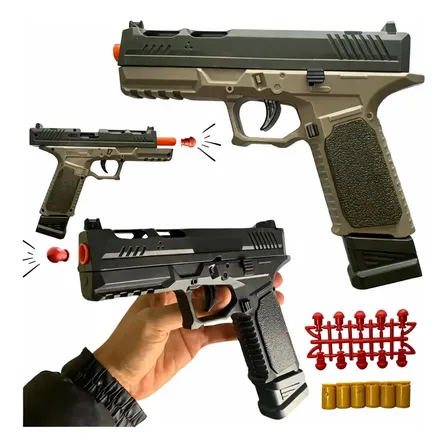 Brinquedo Arma Pistola Automatica Dardo Arminha Brinquedo