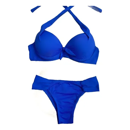 Conjunto De Biquini Com Top Bojo De Sustentação E Calcinha