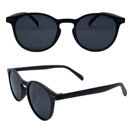 Óculos De Sol Transparente Redondo Casual Luxo Praia Uv400