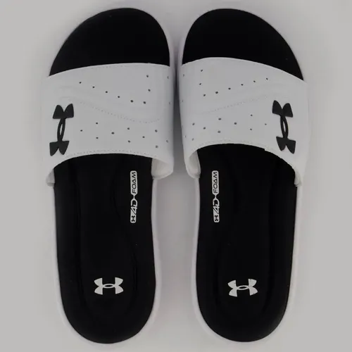 Chinelo Under Armour Ignite Vi Se Branco E Preto