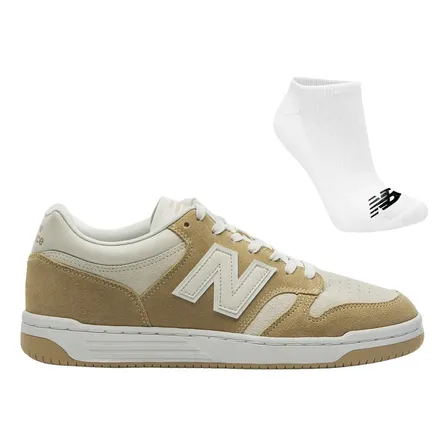 Kit Tênis New Balance 480 Low Masculino E Meia