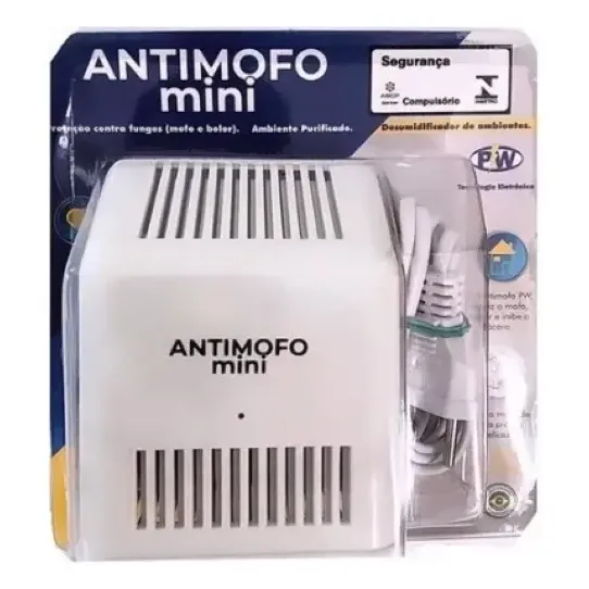 Antimofo Mini Desumidificador Closet Armario Ar Purificado