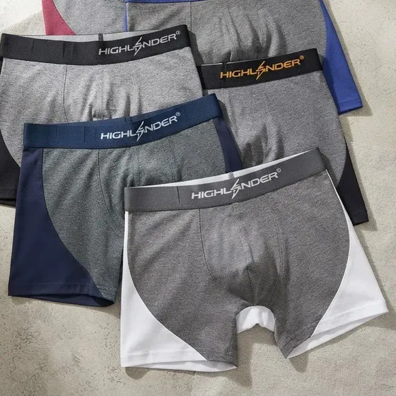 Kit 5 Cuecas Masculina Boxer Elástico Promoção