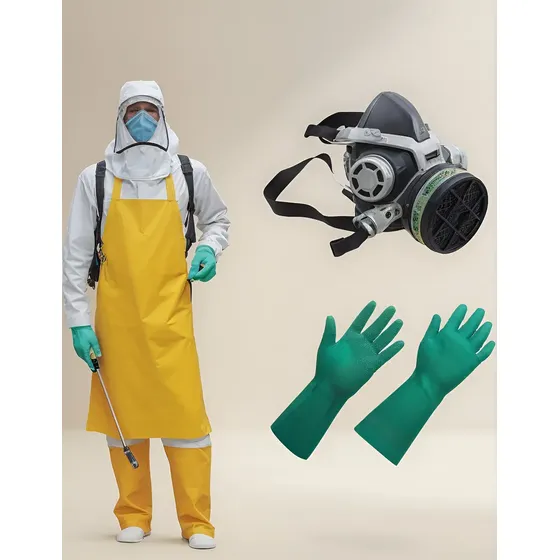 Conjunto Para Detetização Proteção Química Agro Epi