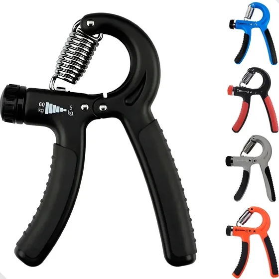 Hand Grip Com Mola Ajuste 5kg A 60kg Fisioterapia Fitness