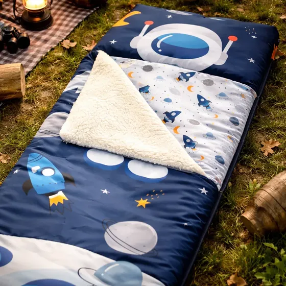 Saco De Dormir Infantil Camping Acampamento Frete Gratis