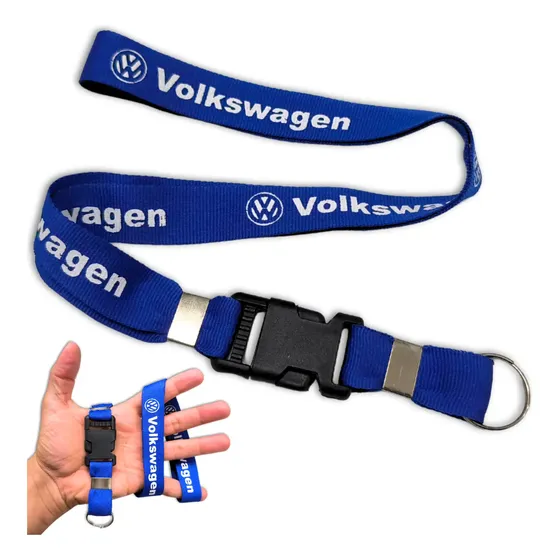 Chaveiro Volkswagen Cordão Automotivo Carro Tirante Cracha