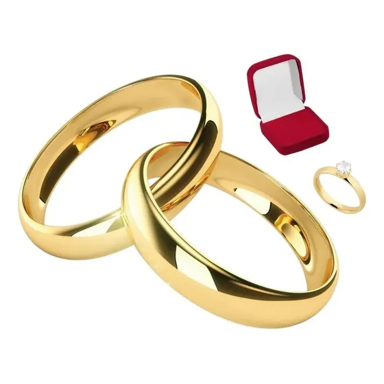 Par De Alianças Fina 4mm + Solitário Casamento Tungstênio