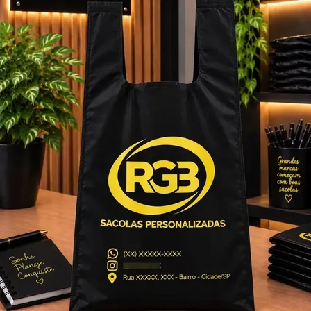 Sacolas Personalizada Mod Camiseta 40x50 1000 Unid