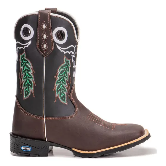 Bota Texana Carrero Em Couro Masculina Country