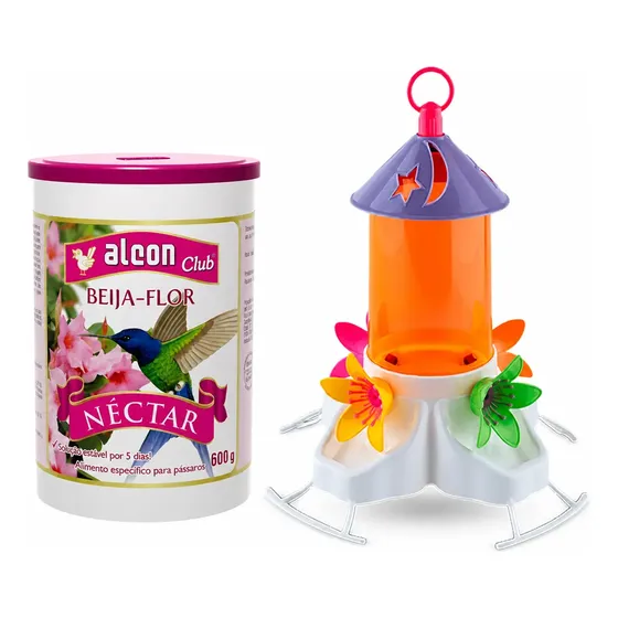 Néctar Beija Flor Alcon (600g) E Bebedouro (200ml)