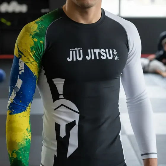 Rash Guard Sparta Faixa Branca