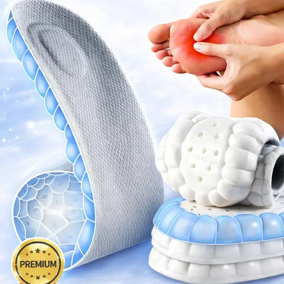 Palmilha Ortopédica Gel 4d Nuvem Altíssimo Conforto