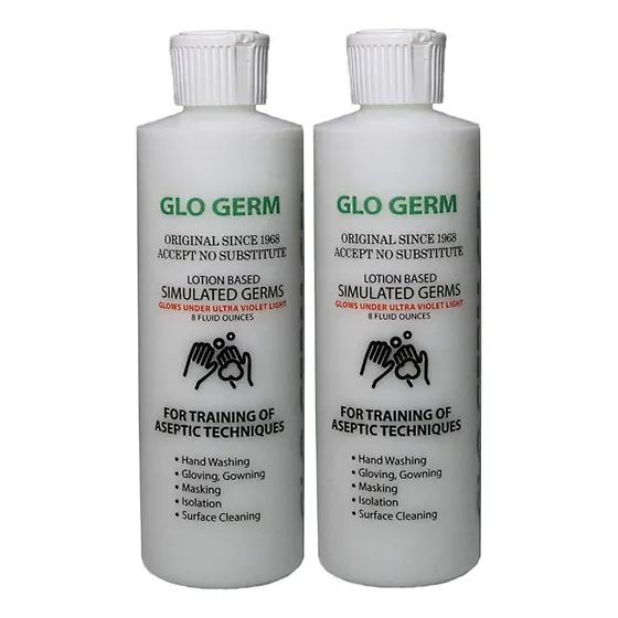 Loção Em Gel Glo Germ Gel 500 Ml, Dois Pacotes (500 Ml X 2)