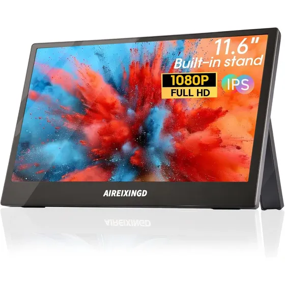 Monitor Portátil De 11,6 , Tela De Segunda Tela 1080p Para L