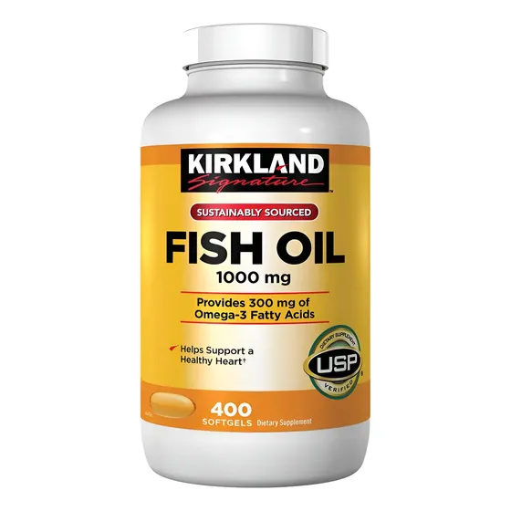 Óleo De Peixe 1000 Mg 400 Cápsulas Gelatinosas Importada Usa