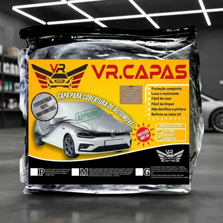 Capa De Carro Forrada Impermeável Proteção Uv Premium P M G