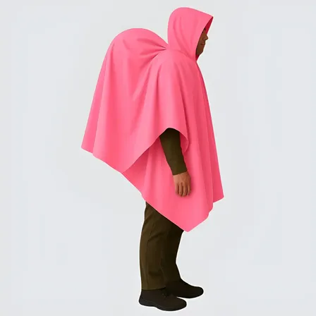 Poncho De Chuva P Mochila Cargueira 50l Impermeável Camping
