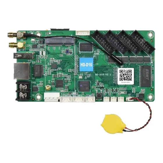 Tela Led Hd-d16 Huidu Placa De Controle Assíncrona Colorida