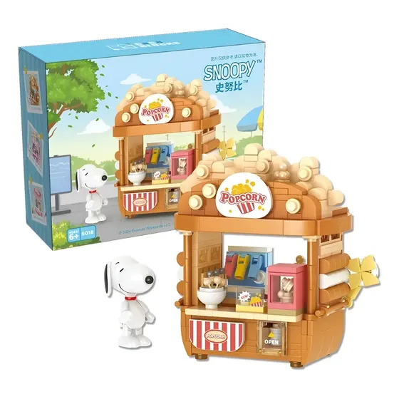 Fy Blocos De Montar Do Supermercado Snoopy !