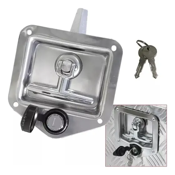 Fechaduras De Chapa De Aço T-handle Latch /s