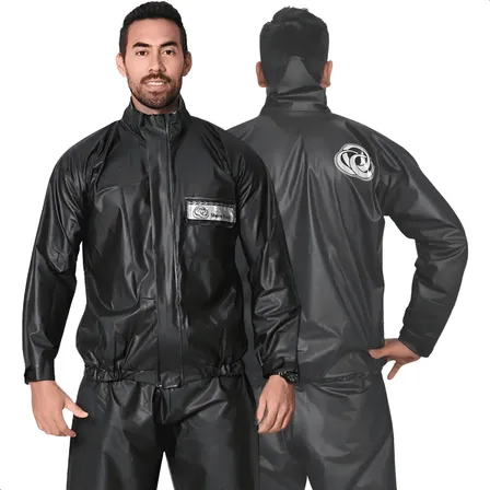 Conjunto Motoqueiro Capa De Chuva Pvc Impermeável Moto Race