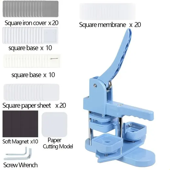 Kit De Fabricação De Botões Magnéticos Para Geladeira Diy Qu