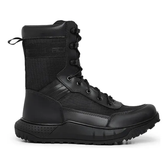 Bota Coturno Militar Acero Light Preto Extra Leve Ziper