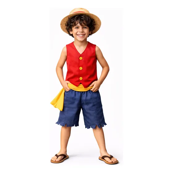 Fantasia Pirata Luffy One Piece