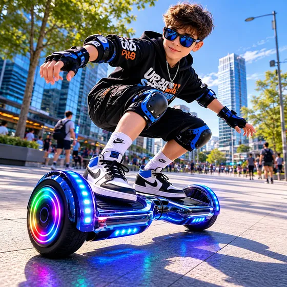 Hoverboard Elétrico 6.5 Led Auto Equilíbrio Até 15km/h