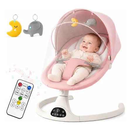 Cadeira De Descanso Balanço Bebê Elétrica Musical Bluetooth