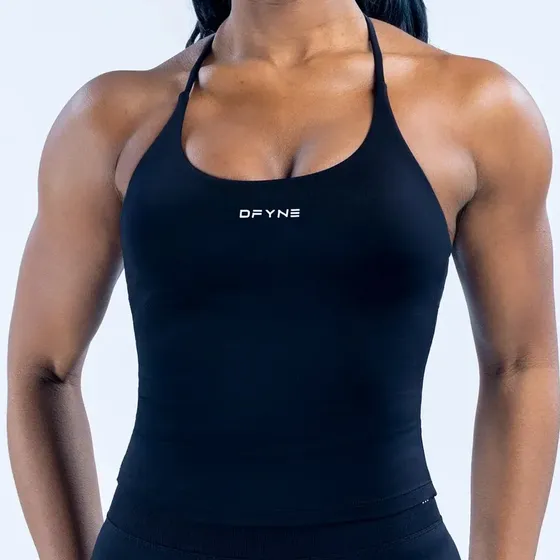 Li Dfyne Vision Twist Top Longo Sem Costura Para Ioga