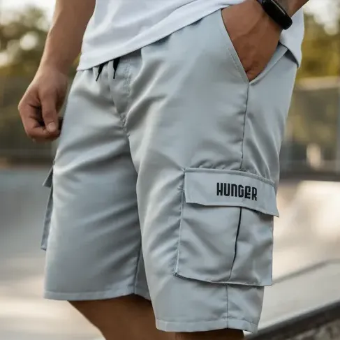 Bermudas Cargo Corta Vento Verão Masculina 5 Bolsos Skate