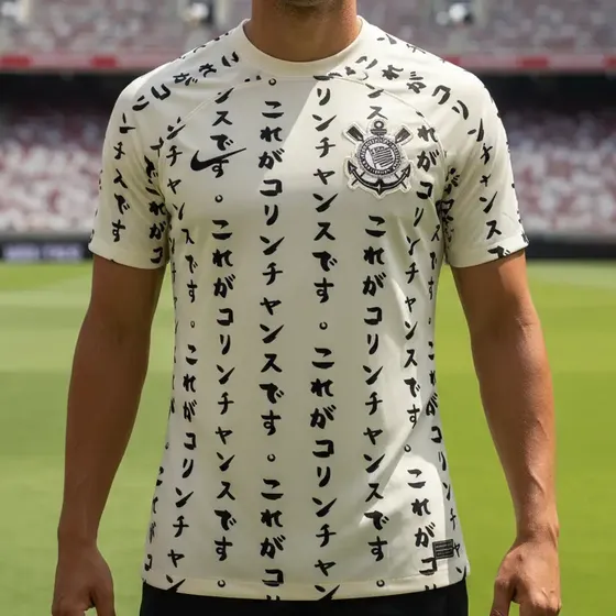 Camisa Timão Japão 2023 Personalizada Nome E Numero