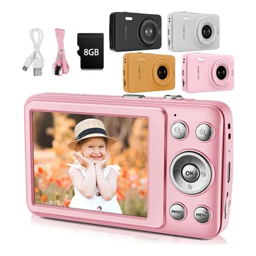 Câmera Digital Hd Ccd Maquina Fotografica Divertida Jogos
