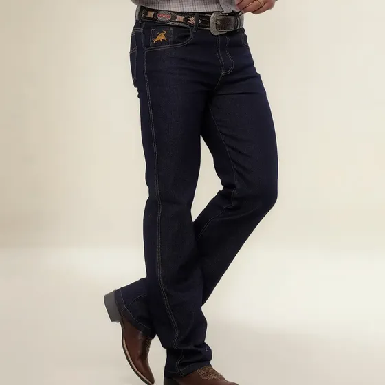 Calça Masculina Country Tradicional Lycra Jeans Grosso