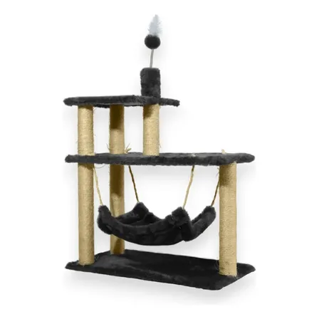 Arranhador Gato 3 Plataforma Grande Brinquedo Playground