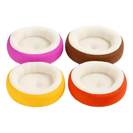 Caminha Pet Redonda Sherpa Peludinha Cama Cachorros E Gatos