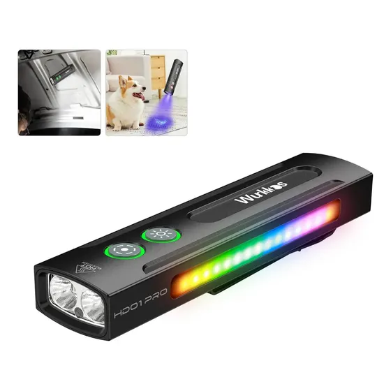 Lâmpada Magnética Wurkkos Hd01 Pro 4 Em 1 Edc Torch 1200 Lm