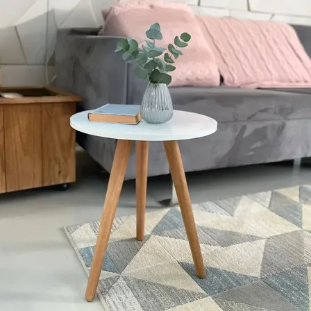 Mesa Pé Palito 35x40 Decorativa Para Sala Quarto