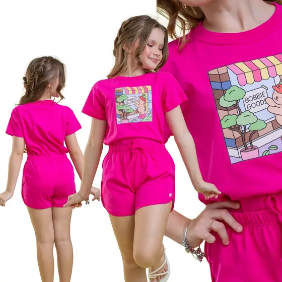 Conjunto Infantil Juvenil Menina Boobiegood Blogueirinha