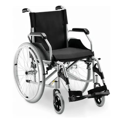 Cadeira De Rodas Dobrável Até 120kg Resistente Leve Compacta
